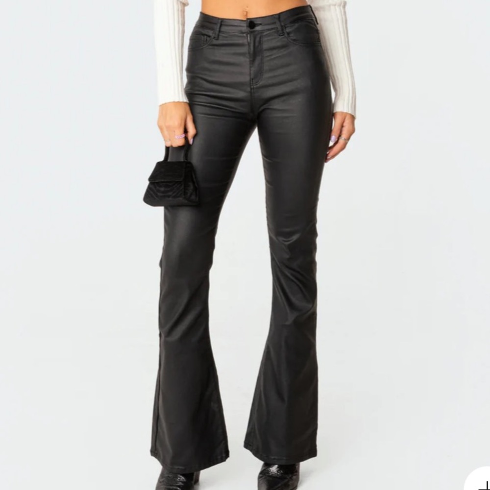 EDIKED LEATHER PANTS